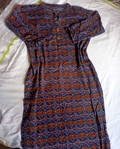 Jaipuri kurti Pure Cotton With Detail Design