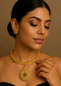 Golden Necklace Set
