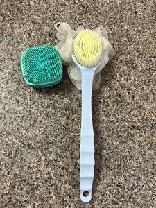 Combo Of Body Scrub and Silicon Soft Brush
