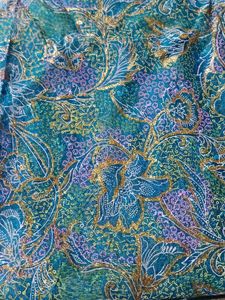 Fancy Fabric With Gold Work
