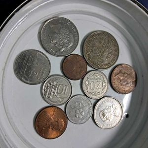 10Coins Of 10Foreign Countrie