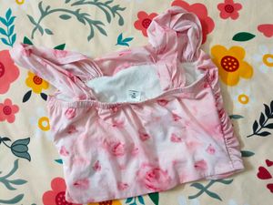 Floral Print Top / size M