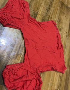 H&amp;M Bright Orange Top