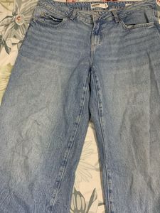 Wide Leg Denim Jeans