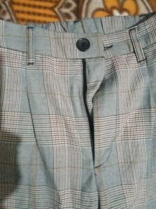 Grey Check Pants