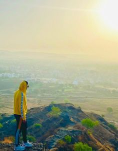 A Yellow Sweat Jacket