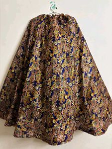 Navy Blue Kalamkari Heavy Skirt