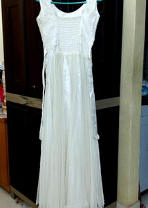 White Gawn Long Size