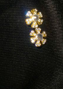 1 Pair Top Earring And 3 Normal Earrings