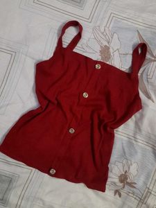 Woman's Red Top