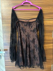Savana Sheer A-line Dress