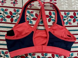 Amante back closure lightly padded sports bra