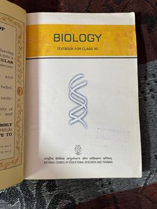 Cbse Class 12th Biology Textbook