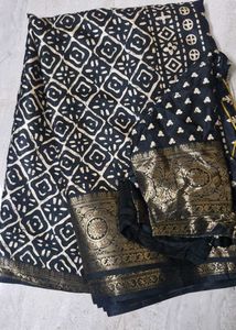 Elegant Black Saree