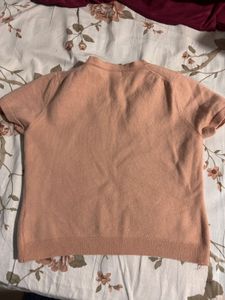 Peach Short Sleeve Top