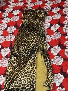 Body Fit Slit Party Dress