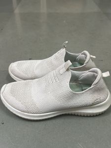 White Skechers Ultra Flex Slip On