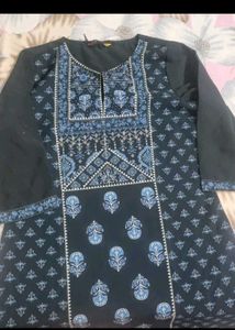 Visudh Blue Kurti
