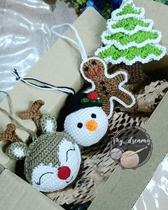 Crochet X'mas Ornaments