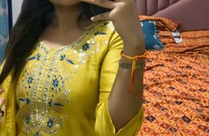 Yellow Embroidered Salwar Kameez