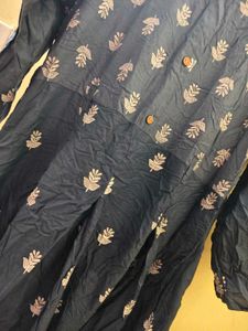 Elegant Blue Printed Kurta