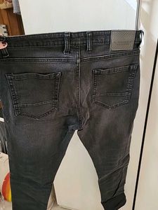 Charcoal Black Denim Jeans