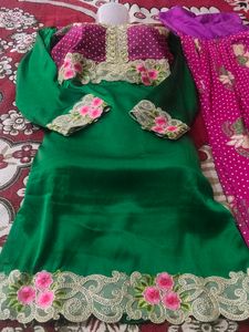 Party Wear Kurta Set Free Dupatta