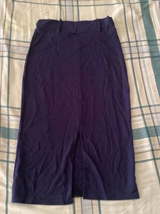 Chic Navy Pencil Skirt