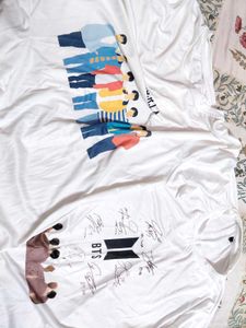BTS White T-Shirts (Two)