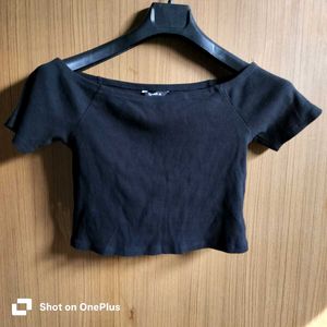 Black Crop Top