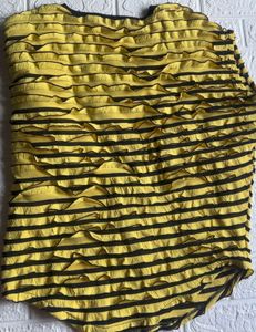 Funky Panda Sequin Ruffle Oversize Top