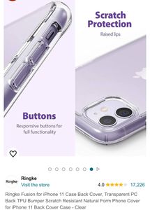 Transparent IPHONE 11 Back Cover