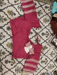 Aachho Magenta Pink Hand-painted Lehenga Set