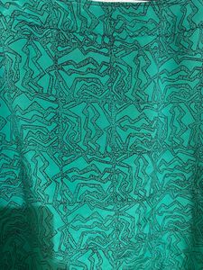 Oversizee Green Printed Top