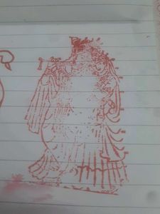 radha krishna wooden stamp