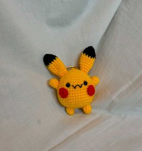 Crochet Pikachu Keychain