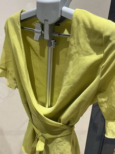 lime green blouse top