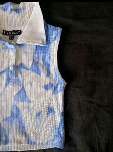 Blue Tank Top For Girls !