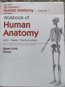 Human Anatomy Textbook with free workbook