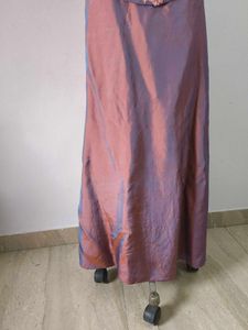 Gown with Floral Details