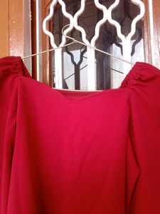 Korean Top With Puffy Shoulder
