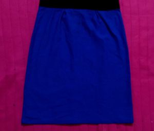 What Women Want Blue Lace Detail Dress