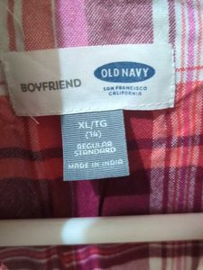 Old Navy Plaid Flannel Shirt