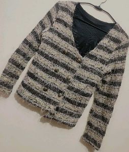 Khaki Color Blazer For 8- 9 Year Girl 28 Bust