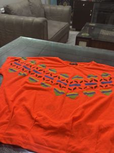 Orange Graphic Tee