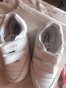 White Action Baby Shoe