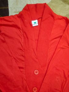 Orange Semi winter top