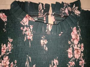 Beautiful Top With Net Sleeves