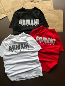 Armani Exchange Red Tee