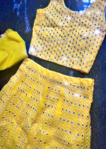 Yellow Lehanga Choli